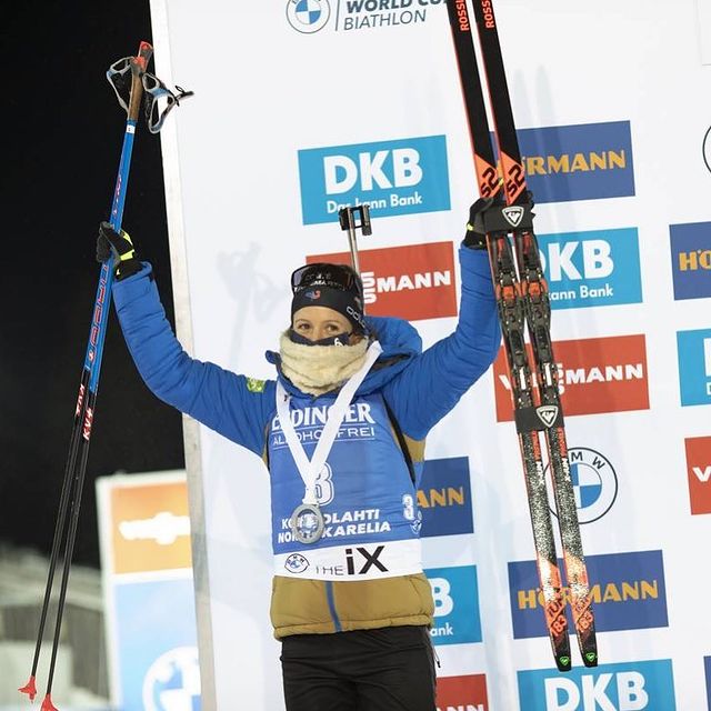 CHEVALIER Anais, Heureuse ce soir 🤗
#equipedefrancedouane
#comtéseignemartin
#vercors
📸 @nordicfocus