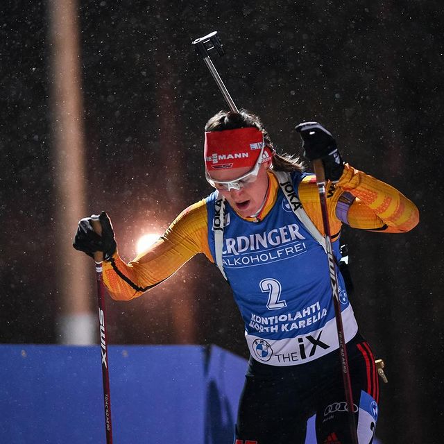 HERRMANN Denise, Solid performance in todays sprint, finishing in 5th position.
Looking forward to the first relay this season!👯♀️
#followDreamswithHeart #winterfans
©️ @k_voigt_fotografie