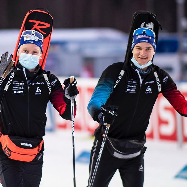 STALDER Sebastian, stay safe even on the track😷
•
•
•
#biathlonworld #swissbiathlonteam #biathlon #staysafe 📸@k_voigt_fotografie