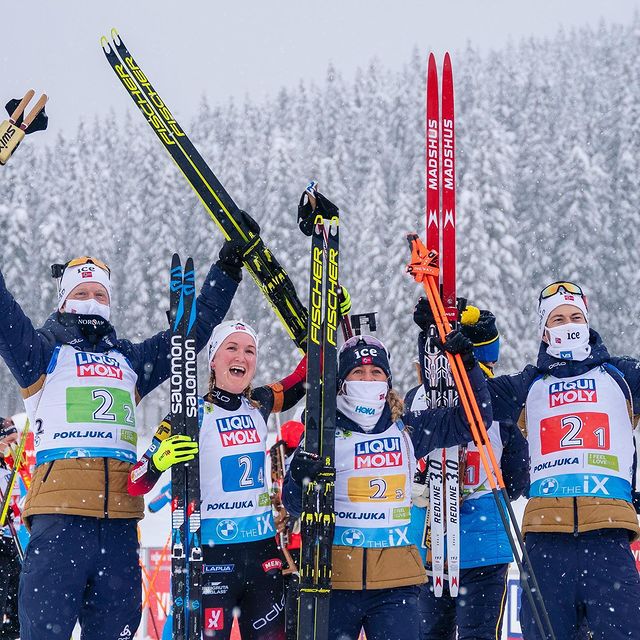 ROEISELAND Marte Olsbu, Did I make it too exciting yesterday? 🙈😅 What a team effort 🙌🏻💪🏻🤩🥇
📸: @nordicfocus
@biathlon.pokljuka @ibu_biathlonworld @skiskytterlandslaget #ad @salomonnordic #timetoplay @bertelsengarpestadas @salmoneye @sorlandskjokken.no @rudyproject @swix_sport @kinetixx_sports @bmwnorge @asfaltsor @frolandkommune #frolandil @aknitstory