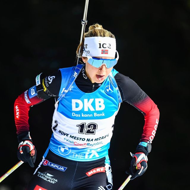 TANDREVOLD Ingrid Landmark, 6. plass og fattige 2,5 sekund fra pallen i dag (🤯🤬), men veldig fornøyd med 10 treff og et magisk utgangspunkt før morgendagens jaktstart💫🤗 og grattis til @tirileckhoff som ble historisk i dag med nok en seier🎖🇳🇴🚀🚀🚀!!