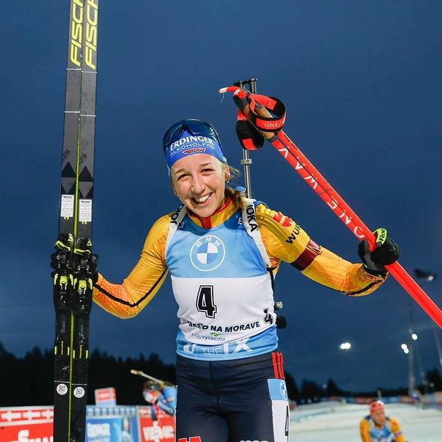 PREUSS Franziska, Endlich hat es sich ausgezahlt 😄🥉💐 #teamerdingeralkoholfrei #somfy #huberundsohn #polar #zollskiteam 📸 @nordicfocus