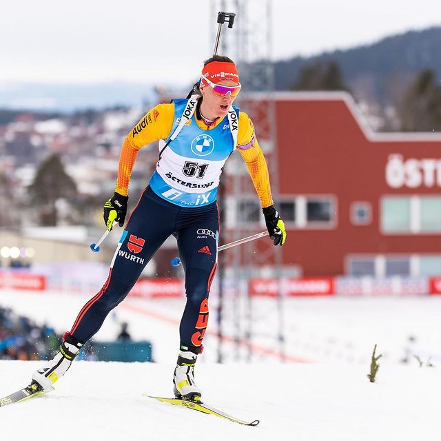 HERRMANN Denise, True love never ends, Östersund💛! Not my best day and still not the best body at this time. But it is fun to race on my favorite tracks in worldcup. Congrats @tirileckhoff for one more victory in a row!
©️ @k_voigt_fotografie