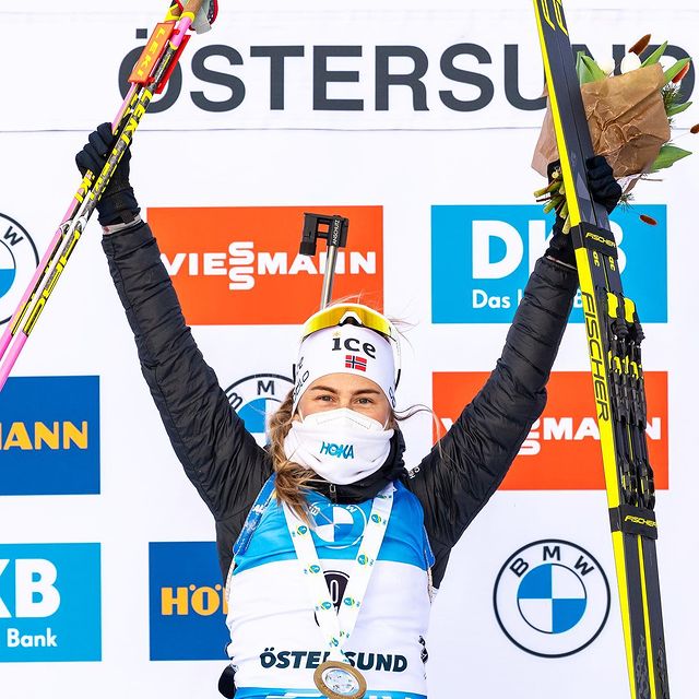 TANDREVOLD Ingrid Landmark, En helt, heeelt perfekt avslutning på sesongen💙💛🥇🥳 min aller første verdenscupseier og fellesstartcupen på samme dag, nå tar jeg ferie ass😅🤗👋🏼