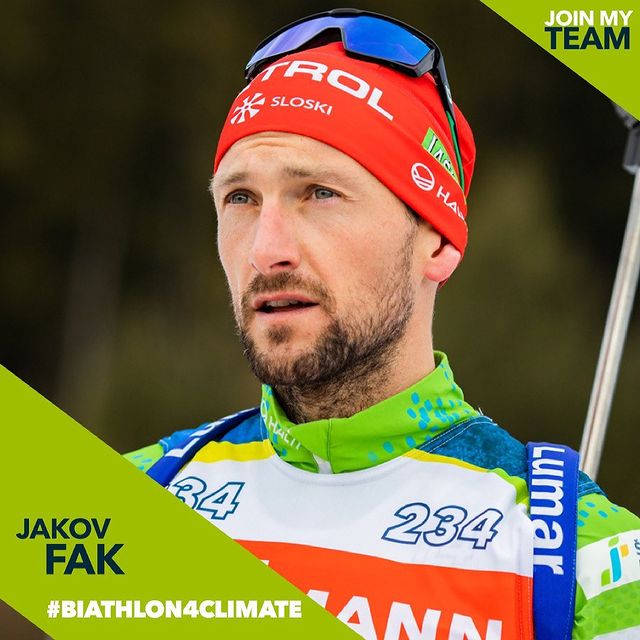 FAK Jakov, I’m happy to announce I’m one of the Biathlon Climate Challenge Team Leaders. From 01 May 2021 onward, help us to plant 100,000 trees – all you have to do is, get active. Please join my team by entering JAKOVF in the @active.giving app. Let’s get active and plant some trees! For more information on the challenge: check out www.biathlonworld.com or @ibu_biathlonworld. 🏃🏃♀️
📸 Manzoni/IBU | #biathlon4climate | #earthday