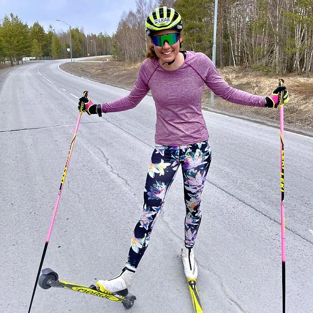 OEBERG Hanna, Rullskidpremiär✅