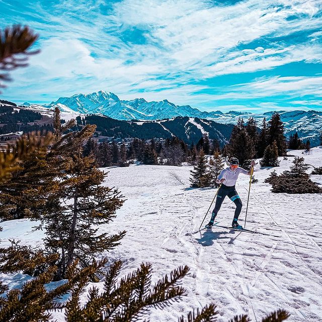 SIMON Julia, Toujours sur mes skis @salomonnordic.
L’hiver se prolonge à @les_saisies 😎
