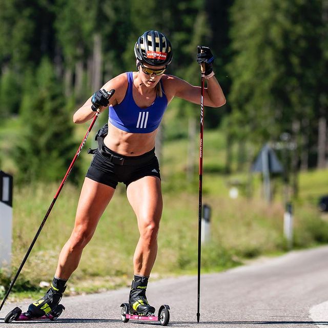 HERRMANN Denise, Val di Fiemme-Lavazé- Intervalltraining↗️⛰🆙 (zum Glück keine Alpe Cermis✌️), langsam neigt sich der Lehrgang dem Ende entgegen. Wir kommen gern zurück! 🤩
©️ @k_voigt_fotografie