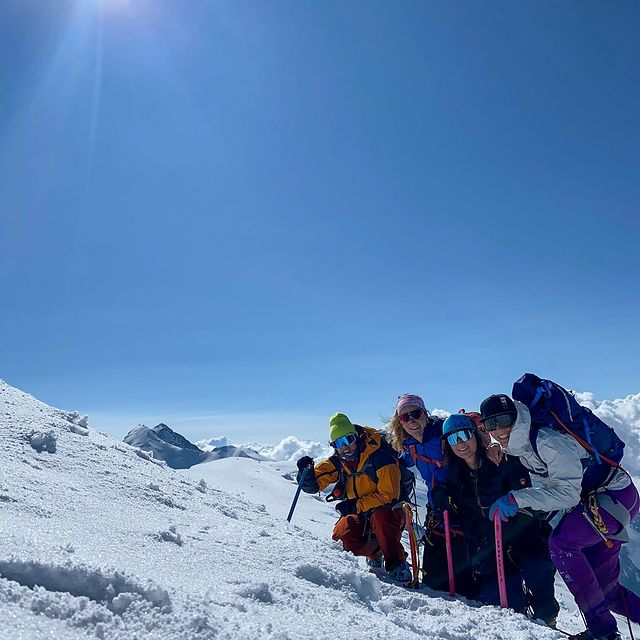 GONTIER Nicole, Girls power💪🙂
#peakchallengebreithorn #ineedswitzerland thanks to @carolinewaregeorge