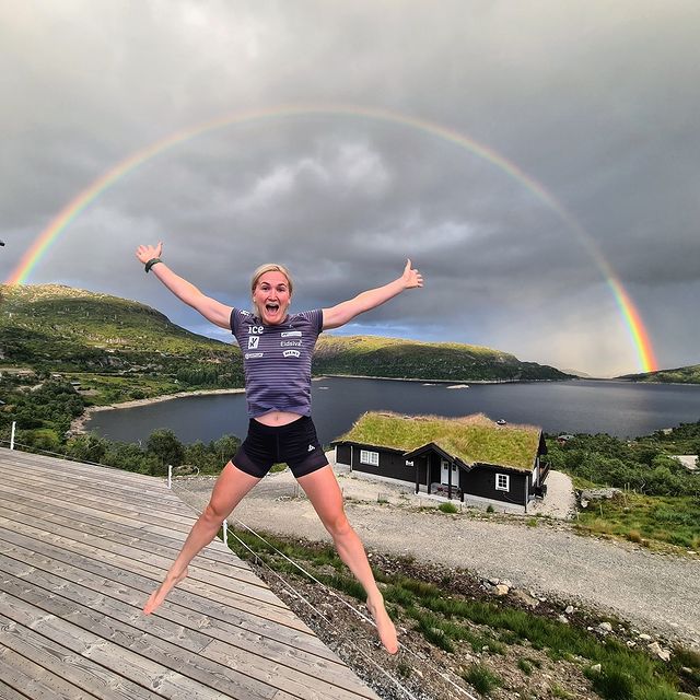 ROEISELAND Marte Olsbu, Så glad kan man bli av å se en regnbue 🌈