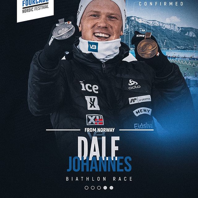 DALE Johannes, Let’s do some biathlon racing again🔥 Happy to compete at the @mfnordicfestival for the first time! Looking forward to epic battles and a big crowd⚔️ let’s go!