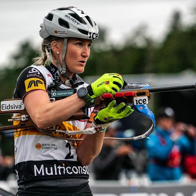 ROEISELAND Marte Olsbu, Takk for nå @blinkfestivalen 💪 Alltid like moro å gå i Sandnes 🤩
📷: @tomimakipaa1 @salomonnordic