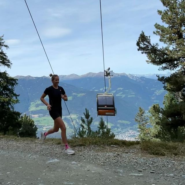 PREUSS Franziska, Bei einem Berglauf in dieser Umgebung ist natürlich auch Genuss dabei ⛰🤌🏼❤️🇮🇹 #plosehütte
